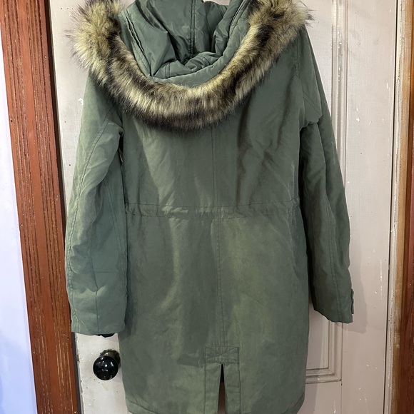 Abercrombie and Fitch parka green small - Picture 4 of 5